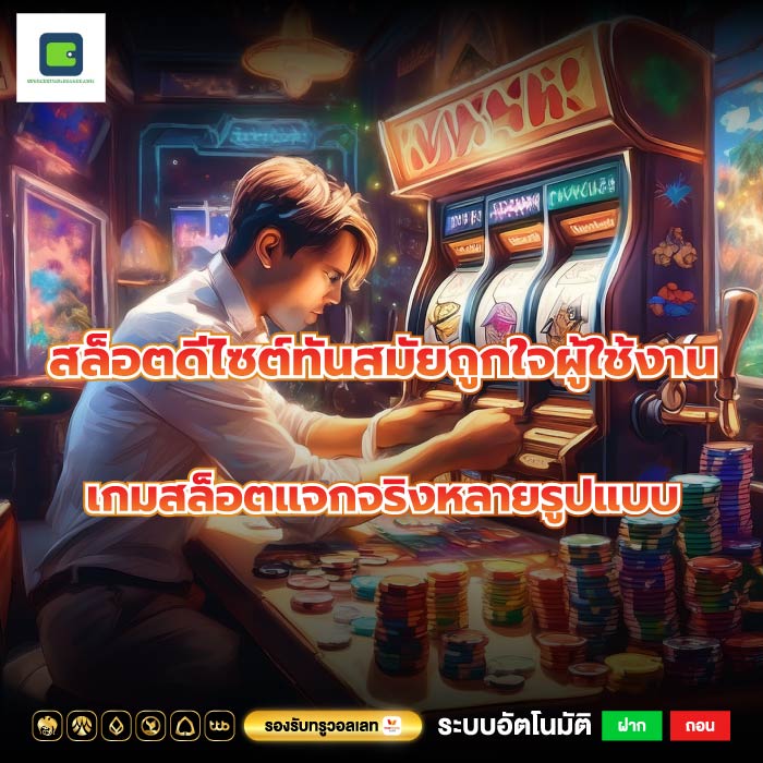 สล็อตดีไซต์ทันสมัยถูกใจผู้ใช้งาน เกมสล็อตแจกจริงหลายรูปแบบ